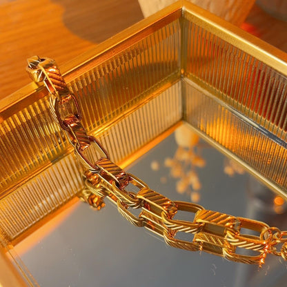 Fernanda gold chain bracelet