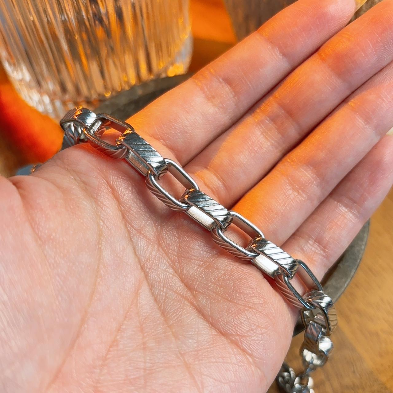 Fernanda silver chain bracelet