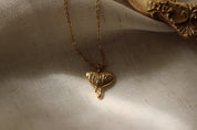 Melting Heart Gold Necklace