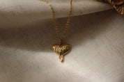 Melting Heart Gold Necklace