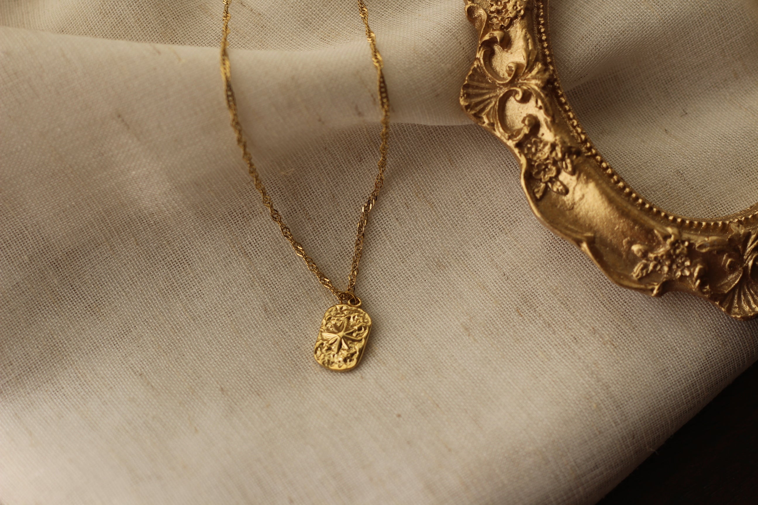 Hidden Star Gold Necklace