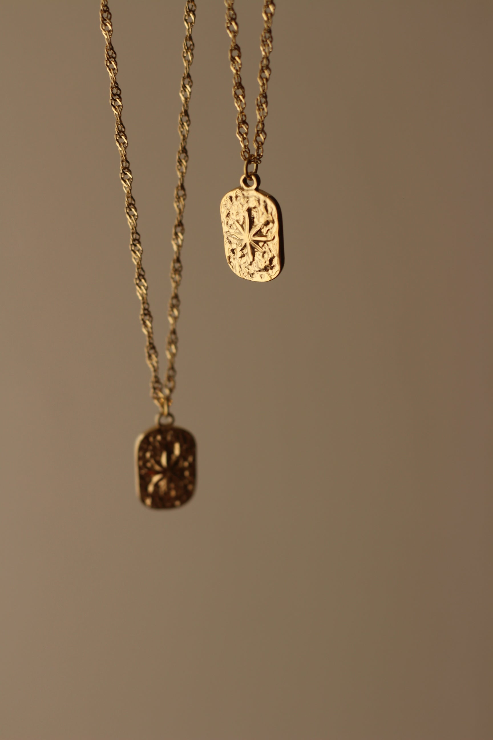 Hidden Star Gold Necklace