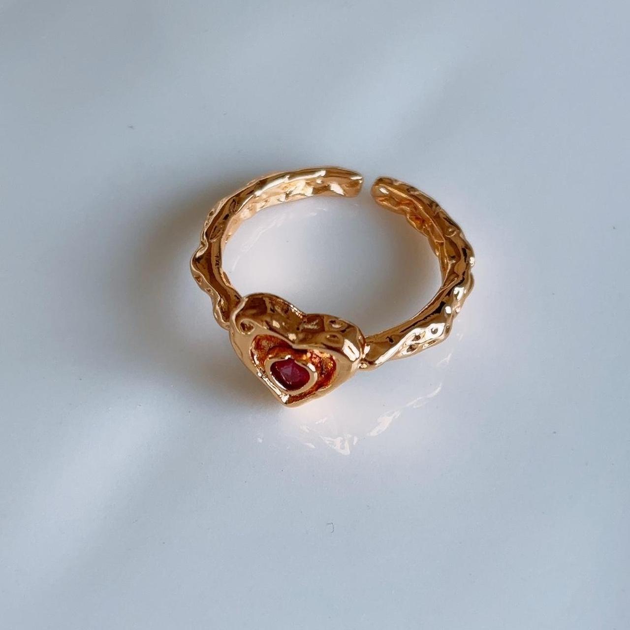 Jammie dodger gold heart ring