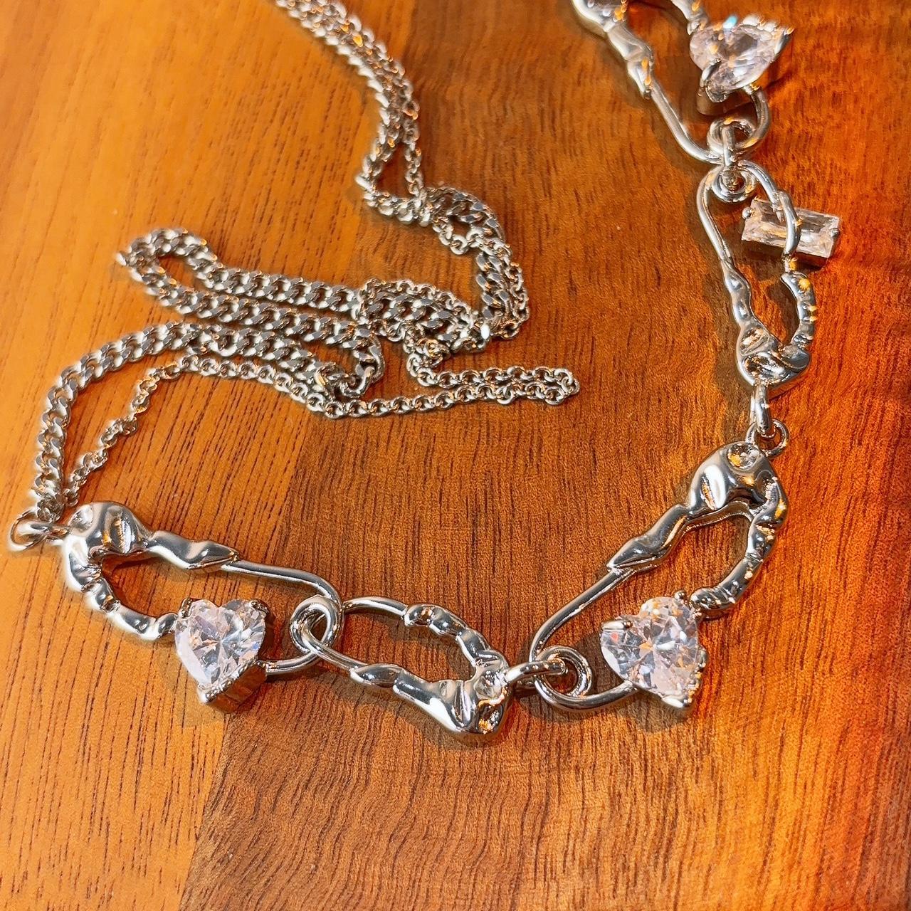 Link to my heart silver chain necklace