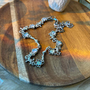 Love me Knot Silver Moonstone Necklace