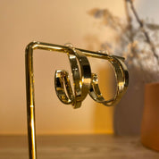 Rosie Gold Double Hoop Earrings