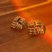 Kallie Gold Stud Earrings