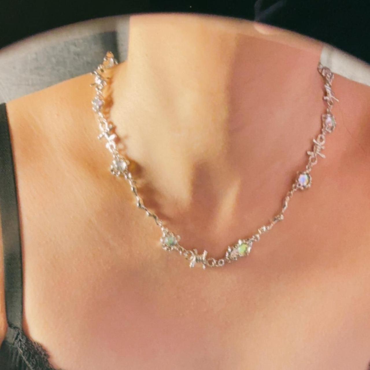 Love me Knot Silver Moonstone Necklace