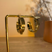 Rosie Gold Double Hoop Earrings