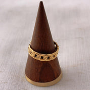 Aleka Gold Link Chain Ring