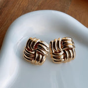 Kallie Gold Stud Earrings