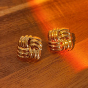 Kallie Gold Stud Earrings