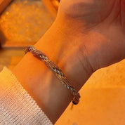 Trissa Gold and Silver Chain Gold Bracelet
