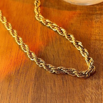 Ryanne twisted gold necklace