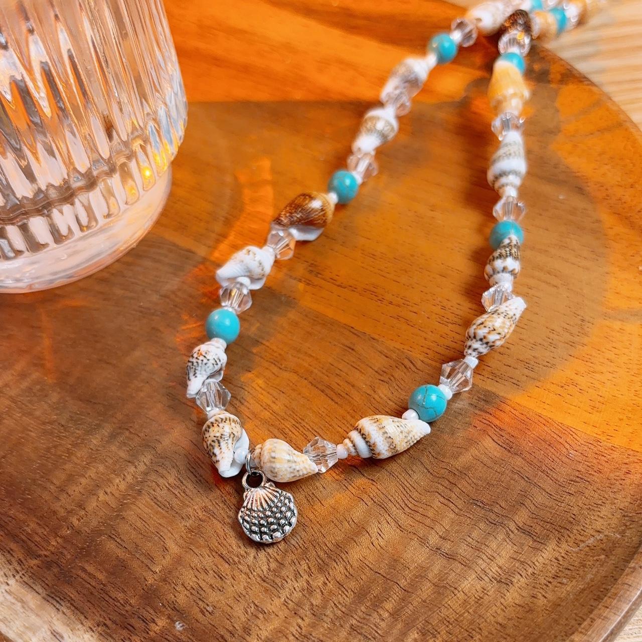 The ocean song shell pendant necklace